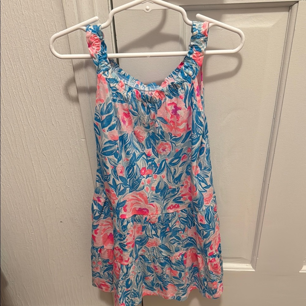 Lilly Pulitzer Pink and Blue Floral Dress